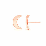 Moyen Solid Moon Studs
