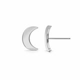 Moyen Solid Moon Studs