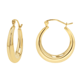 Tapered Hoop Earrings