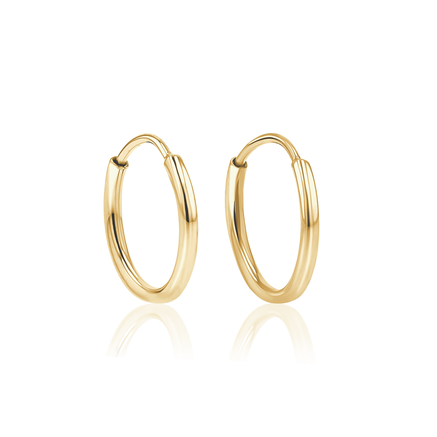 Endless Gold Hoop Earrings