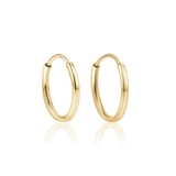 Endless Gold Hoop Earrings