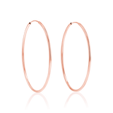 Endless Gold Hoop Earrings