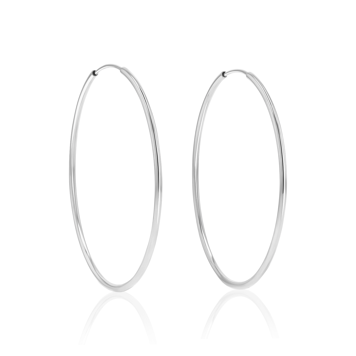 Endless Gold Hoop Earrings