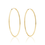 Endless Gold Hoop Earrings
