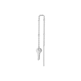 Key Sparkle Chain Threader Earring
