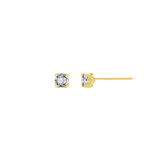 Kids U Pave Solitaire Studs