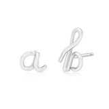 Mini Letter Earrings