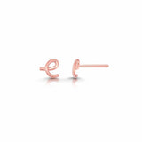 Mini Letter Earrings
