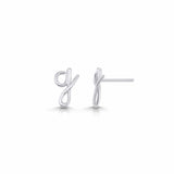 Mini Letter Earrings