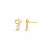 Mini Letter Earrings
