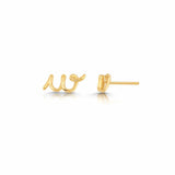 Mini Letter Earrings