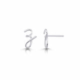 Mini Letter Earrings