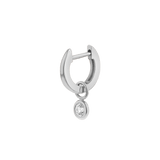 Diamond Drop Huggies Hoops