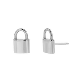 Love Padlock Stud Earrings