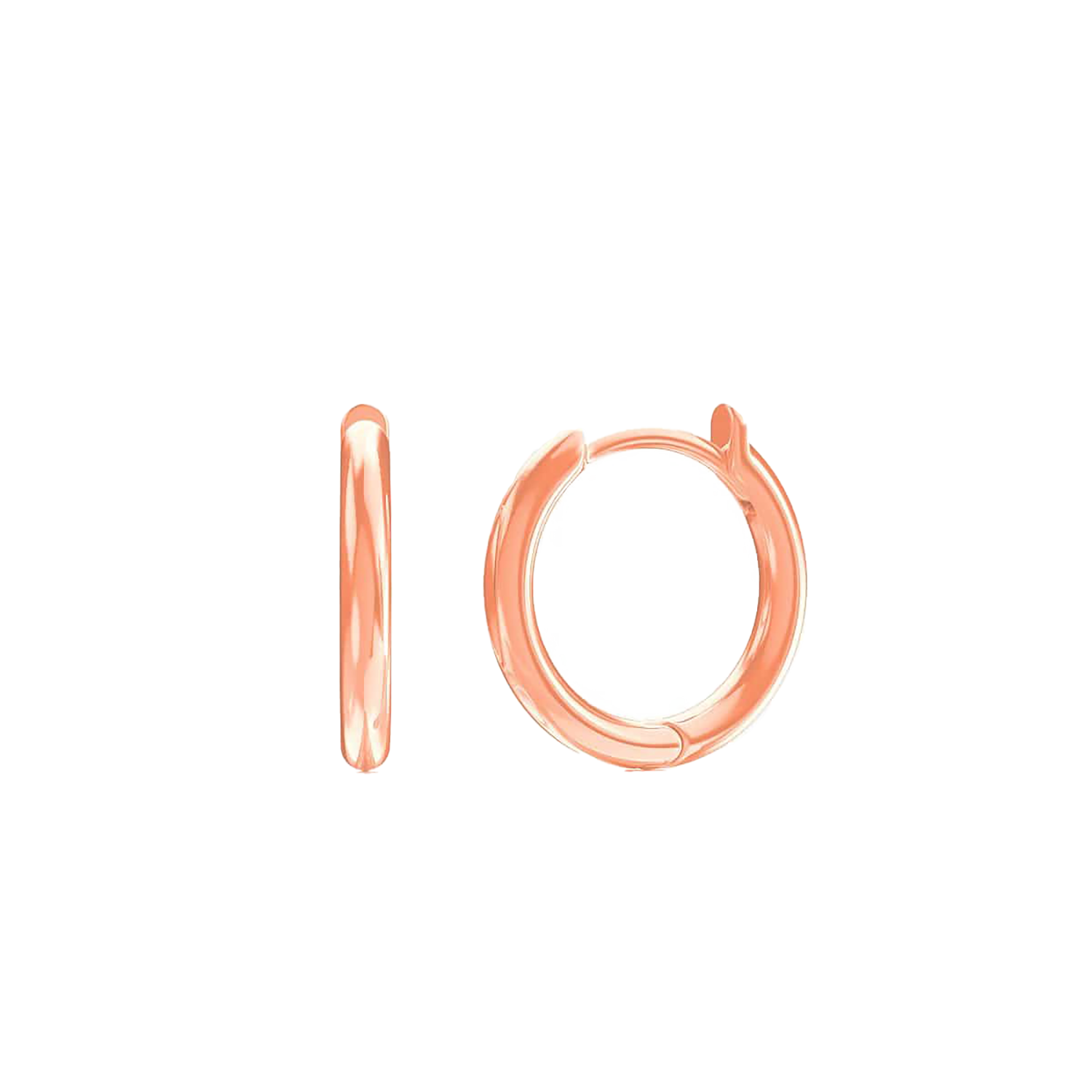 Moyen Solid Huggie Hoop Earrings
