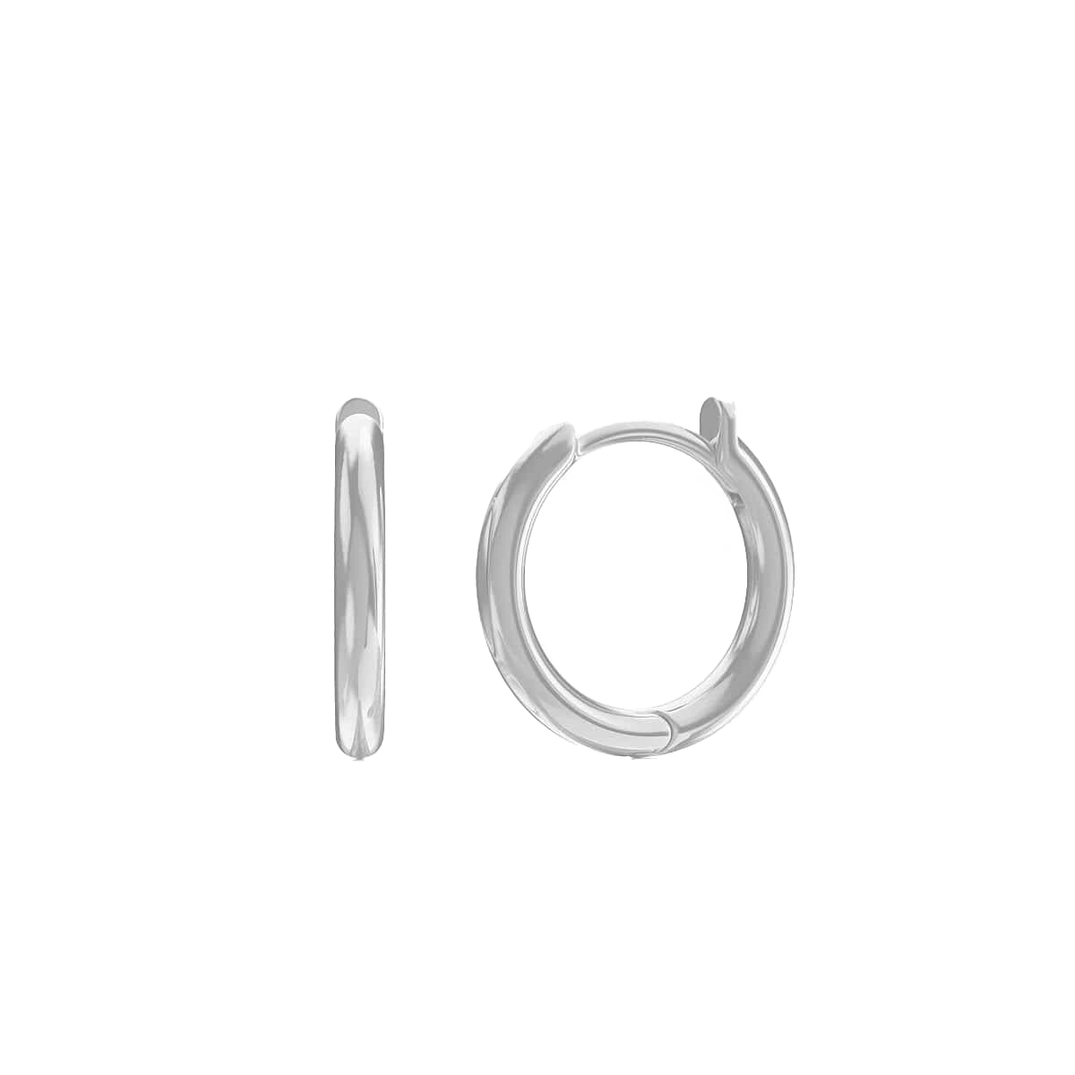 Moyen Solid Huggie Hoop Earrings