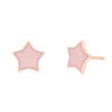 Enamel Star Earrings