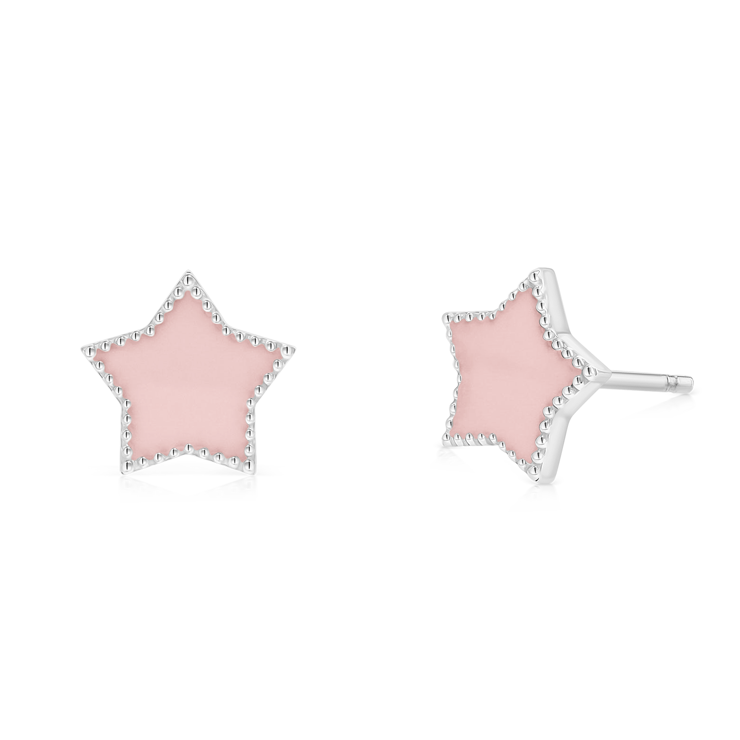 Enamel Star Earrings