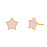 Enamel Star Earrings