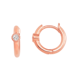 Shapes Round Huggie Earrings