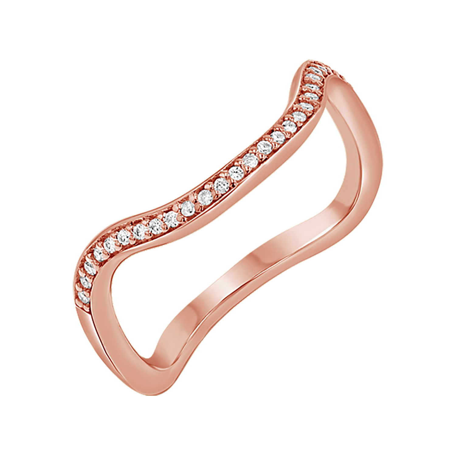Diamond Wave Ring