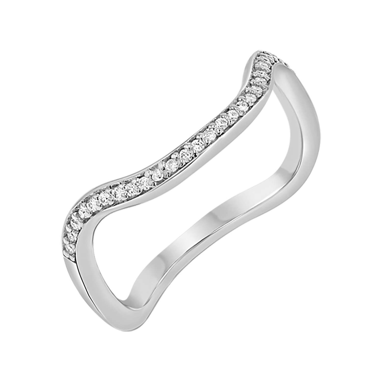 Diamond Wave Ring
