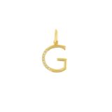 Sprinkle Diamond Initial Charm