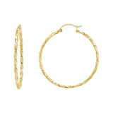 Twist Hoop Earrings