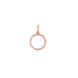 Sprinkle Diamond Initial Charm