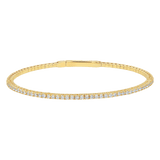Flexible Diamond Tennis Bangle Bracelet