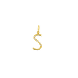 Sprinkle Diamond Initial Charm