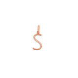 Sprinkle Diamond Initial Charm