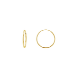 Endless Gold Hoop Earrings