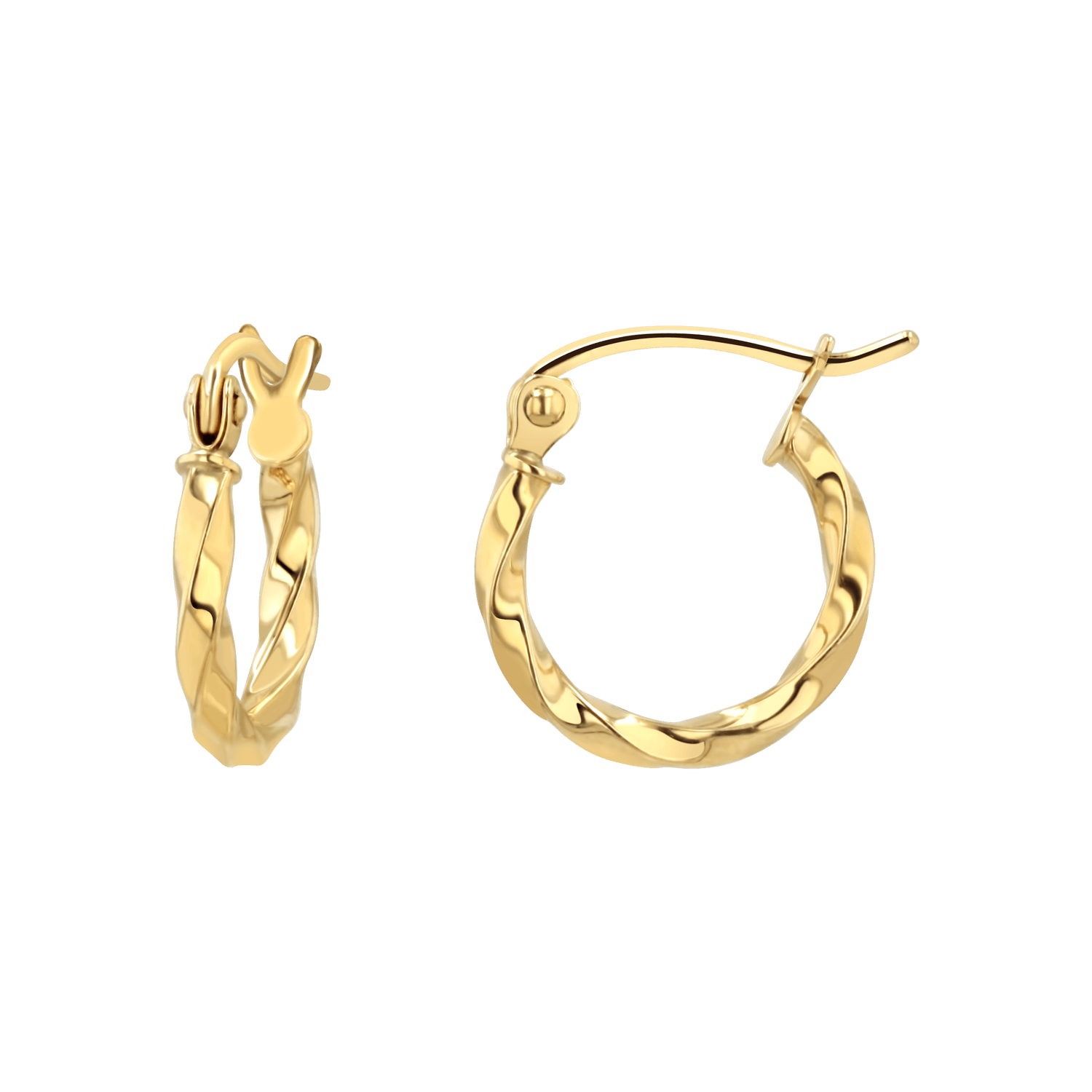 Twist Hoop Earrings