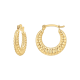 Linea Tapered Hoop Earrings