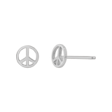 Peace Stud Earrings