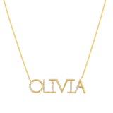 Diamond Sprinkle Name Necklace