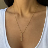 Fine Cross Charm