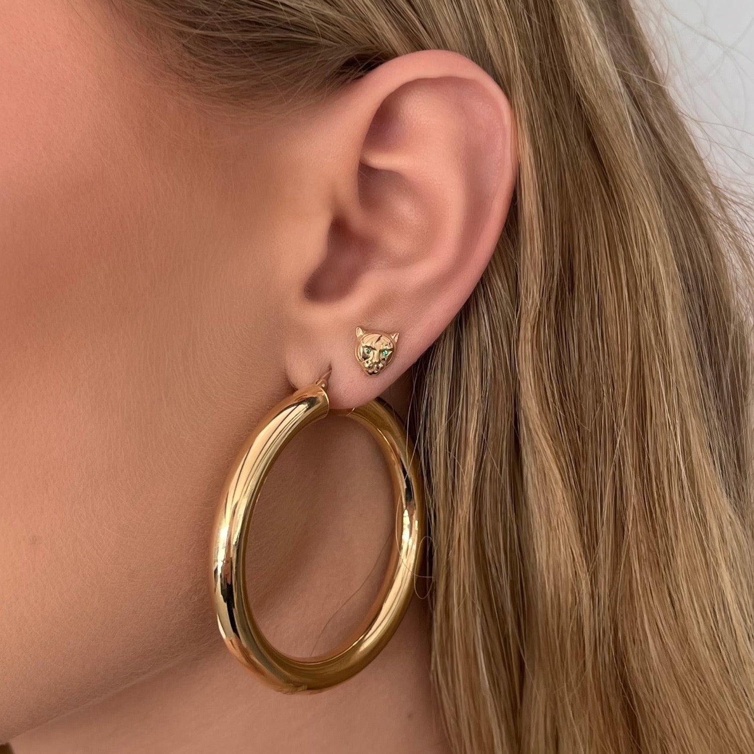Tiger Stud Earrings
