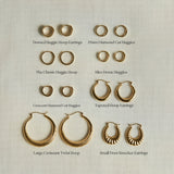 Tapered Hoop Earrings