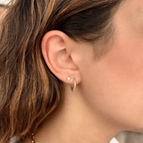 Linea Tapered Hoop Earrings