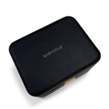 Baby Gold Black Jewelry Case
