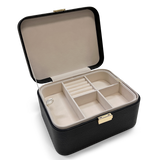 Baby Gold Black Jewelry Case