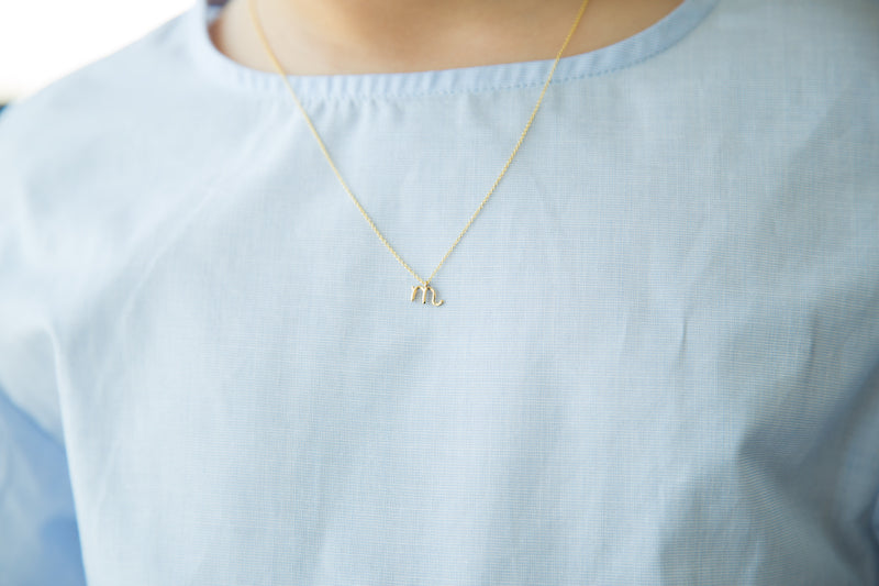Kids Mini Letter Necklace