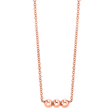 Dainty Trio Ball Necklace