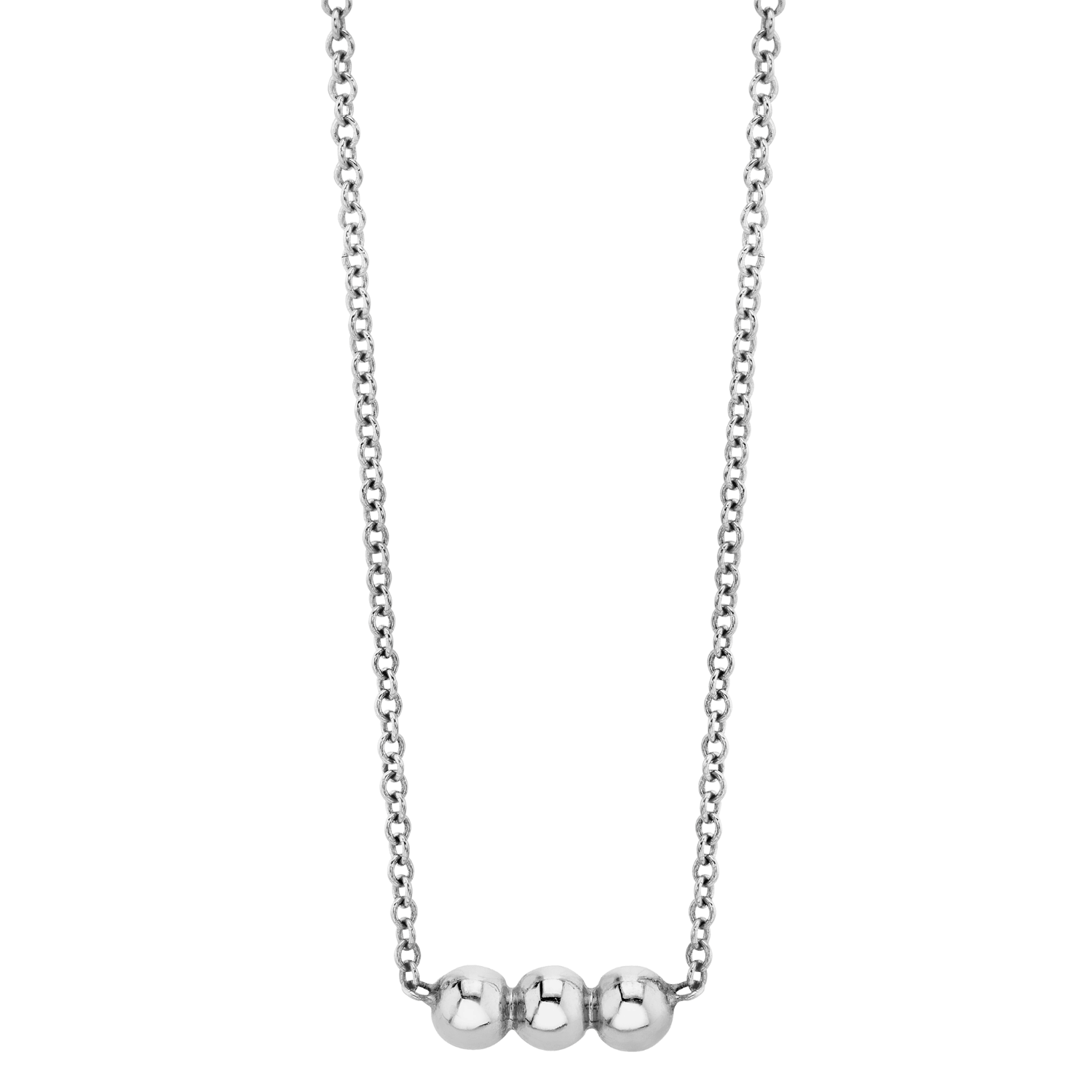 Dainty Trio Ball Necklace