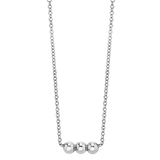 Dainty Trio Ball Necklace