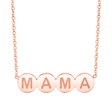Bubble Round MAMA Necklace