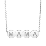 Bubble Round MAMA Necklace
