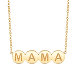 Bubble Round MAMA Necklace